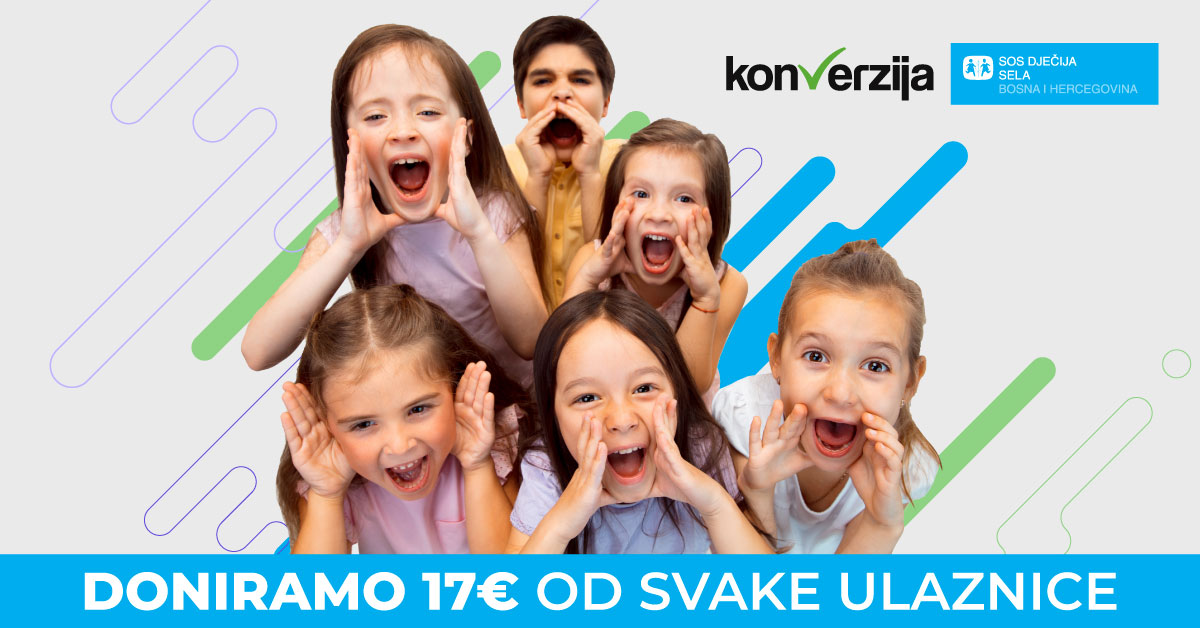 Učešćem na Konverziji #5 donirate 17 EUR u dobrotvorne svrhe