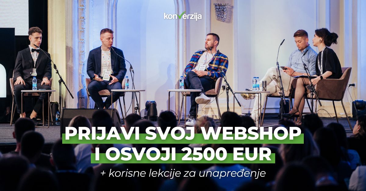 Prijavi svoj web shop na Konverziju 2025 i osvoji 2.500 EUR